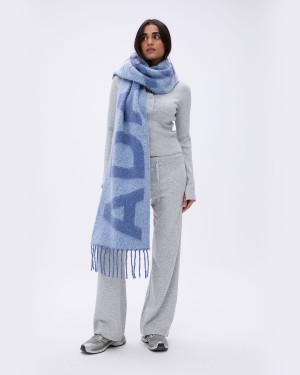 Adanola Knit Scarf Bleu | 408523-LXC