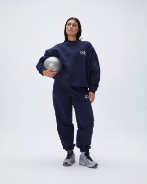 Adanola Performance Sweatpants Bleu Marine Bleu | 783462-CSR