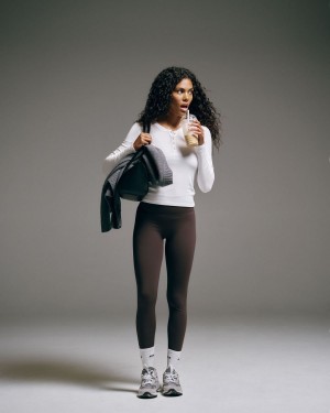 Adanola Ultimate Leggings Cafe | 436850-YZN