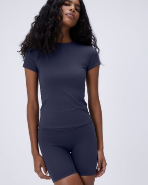 Adanola Ultimate Short Sleeve Top Bleu | 802965-FAY