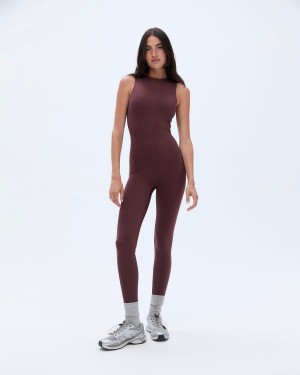Adanola Ultimate Sleeveless Unitard Bordeaux | 846723-TRI