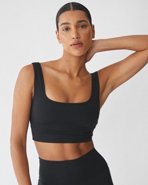 Adanola Ultimate Square Neck Bra Noir | 793245-EZA
