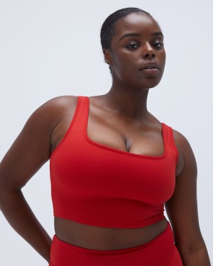 Adanola Ultimate Square Neck Bra Rouge | 346170-NVI