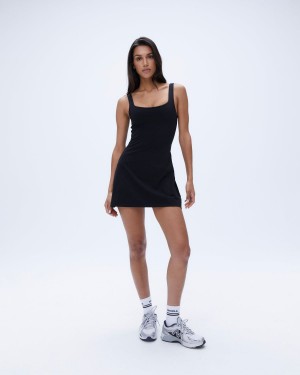Adanola Ultimate Square Neck Dress Noir | 948210-RJI