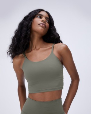 Adanola Ultimate Tank Bra Vert Olive Vert | 671028-CTG