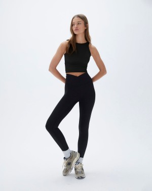 Adanola Ultimate Wrap Over Leggings Noir | 256490-JUA